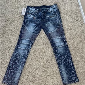 Biker jeans
